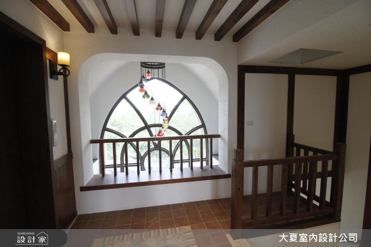 45坪新成屋(5年以下)＿鄉村風樓梯案例圖片＿大夏室內設計公司＿大夏_44之8