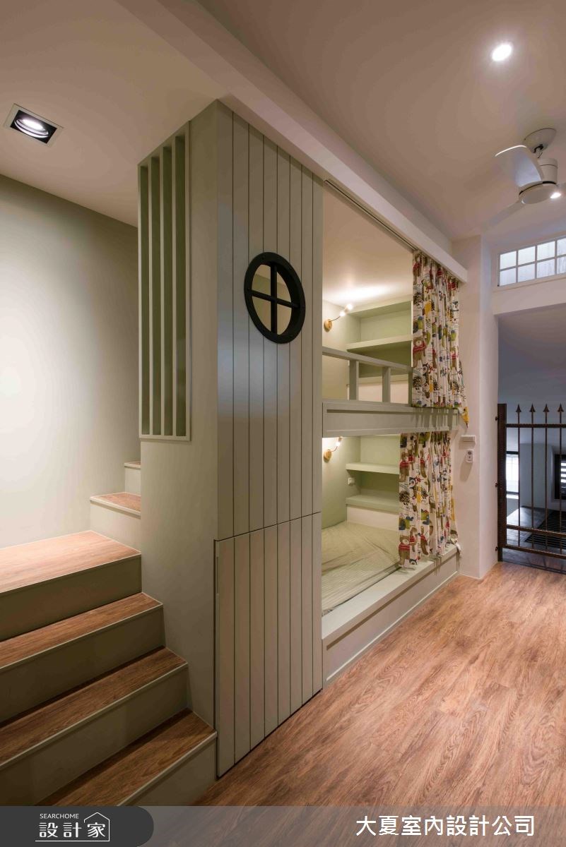 60坪新成屋(5年以下)＿鄉村風臥室樓梯案例圖片＿大夏室內設計公司＿大夏_45之13