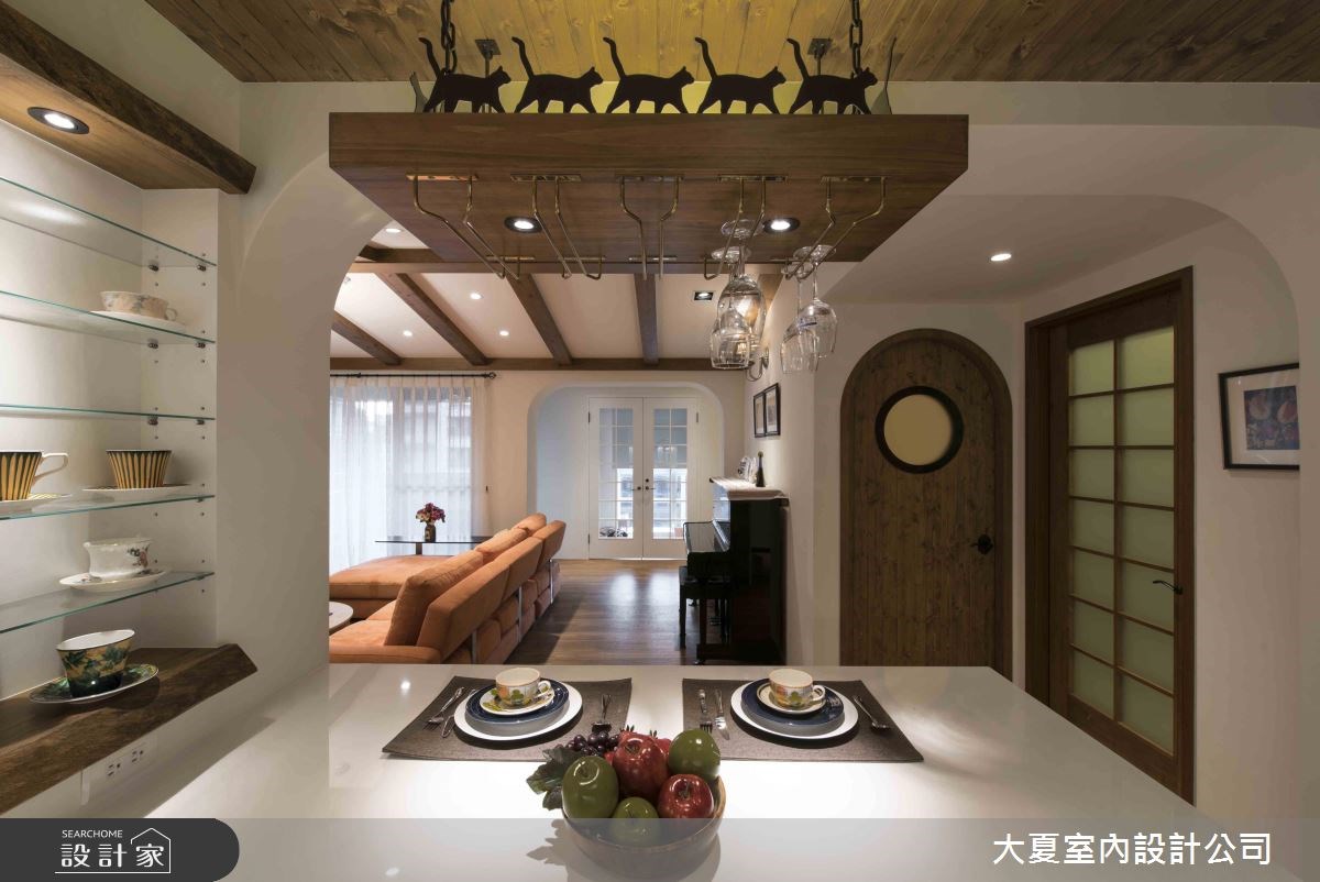 47坪新成屋(5年以下)＿鄉村風吧檯案例圖片＿大夏室內設計公司＿大夏_47之9