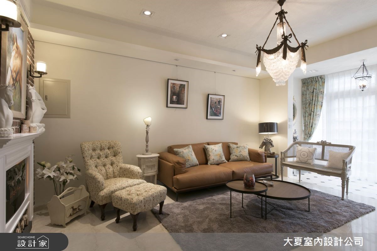 40坪新成屋(5年以下)＿美式風客廳案例圖片＿大夏室內設計公司＿大夏_48之7