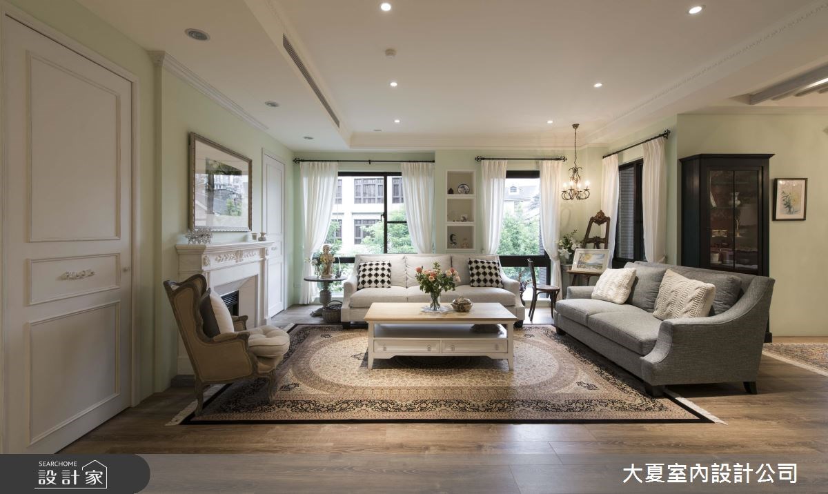 55坪新成屋(5年以下)＿鄉村風客廳案例圖片＿大夏室內設計公司＿大夏_49之2