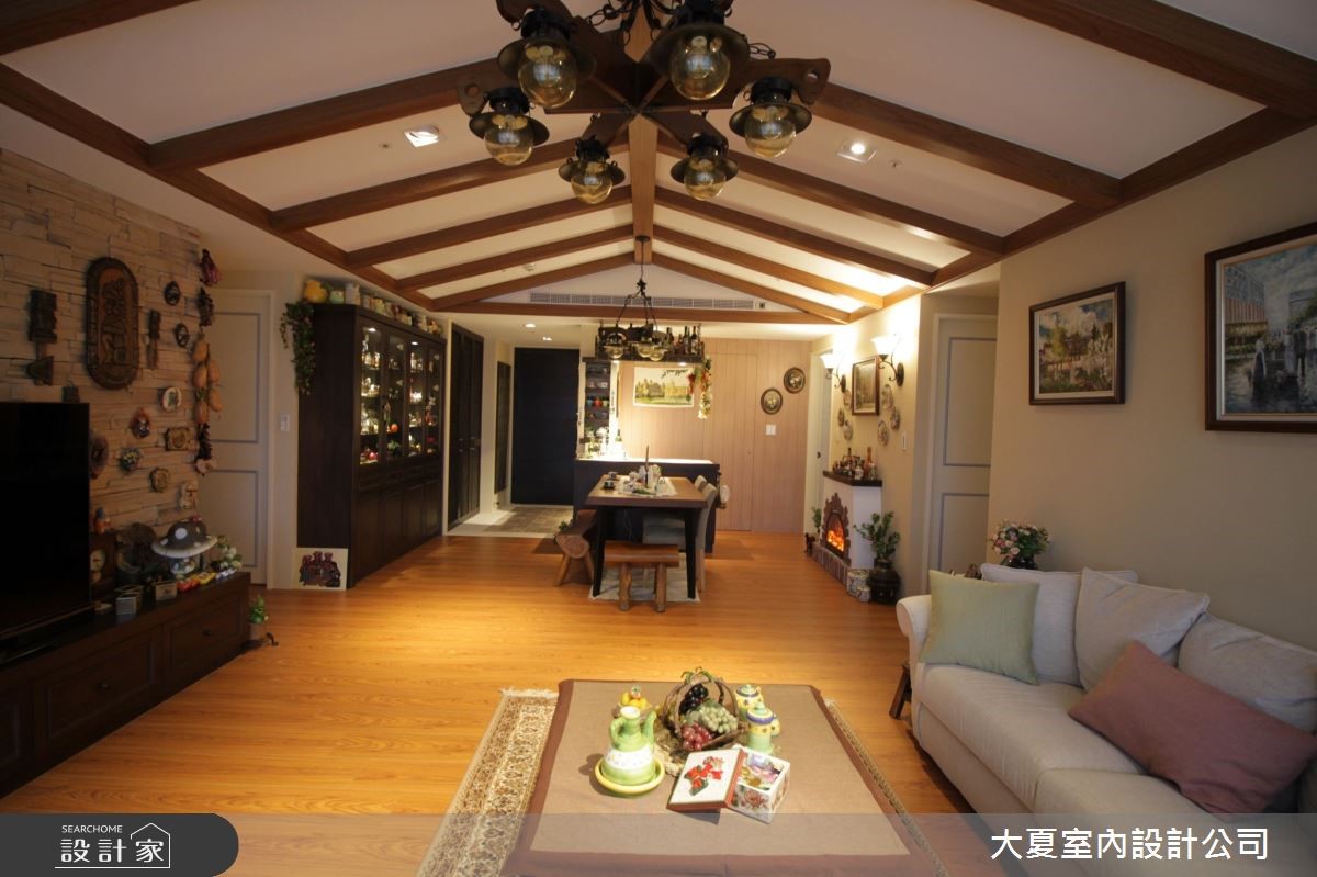 48坪新成屋(5年以下)＿鄉村風客廳案例圖片＿大夏室內設計公司＿大夏_51之7