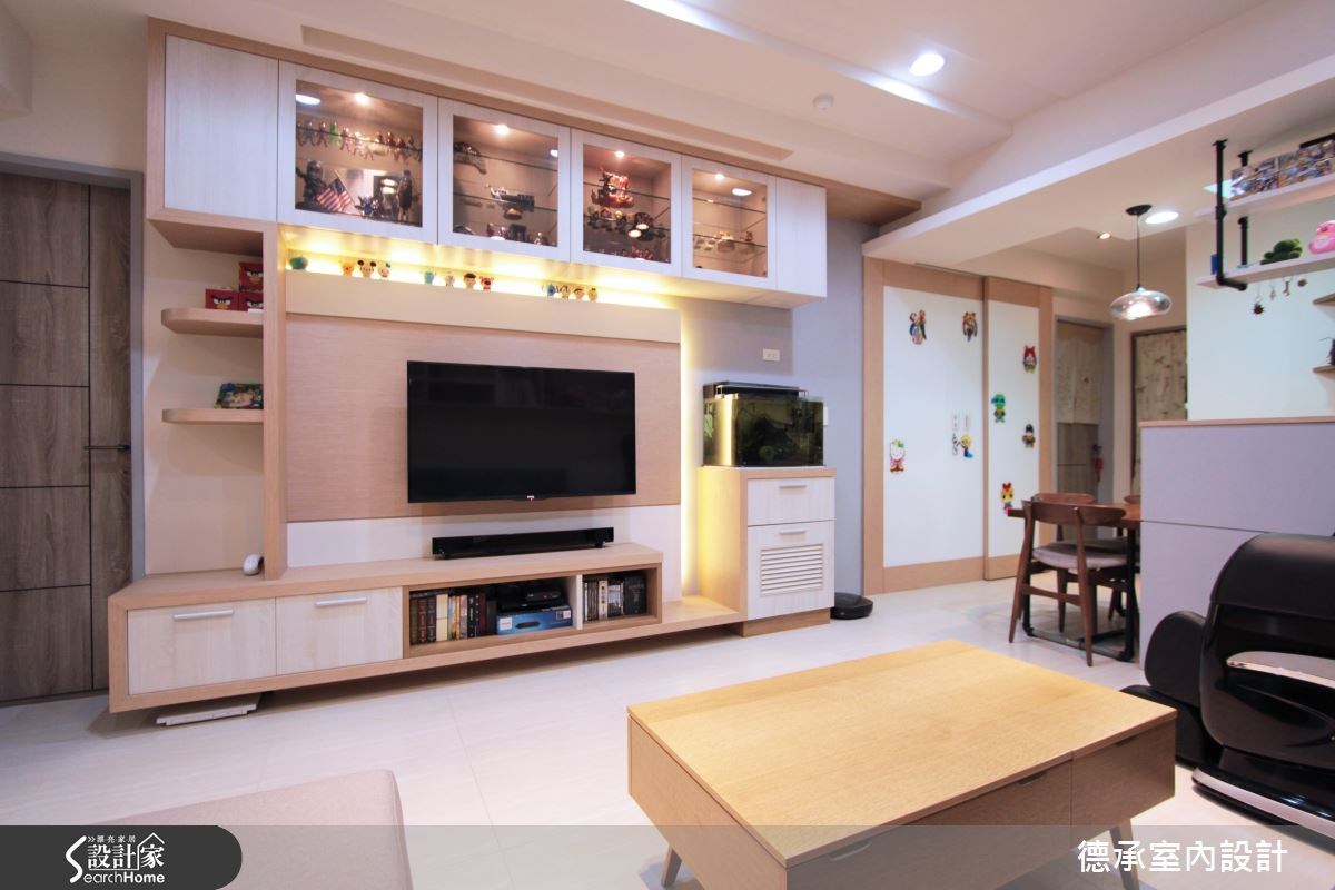 25坪老屋(16~30年)＿北歐風客廳案例圖片＿德承室內設計有限公司＿德承_01之5