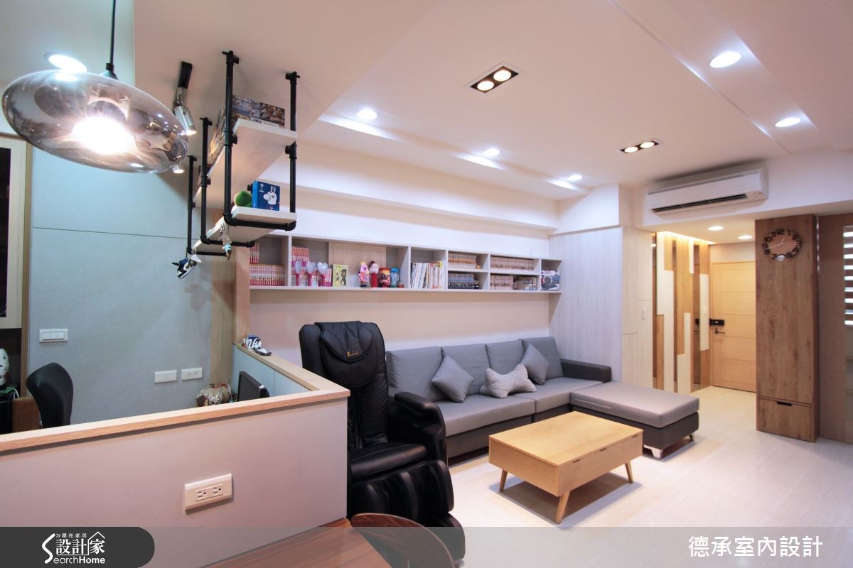 25坪老屋(16~30年)＿北歐風客廳案例圖片＿德承室內設計有限公司＿德承_01之8