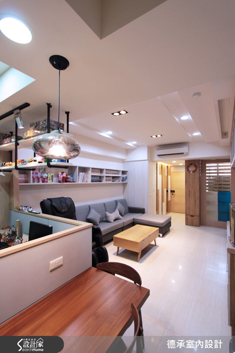 25坪老屋(16~30年)＿北歐風客廳廚房案例圖片＿德承室內設計有限公司＿德承_01之9
