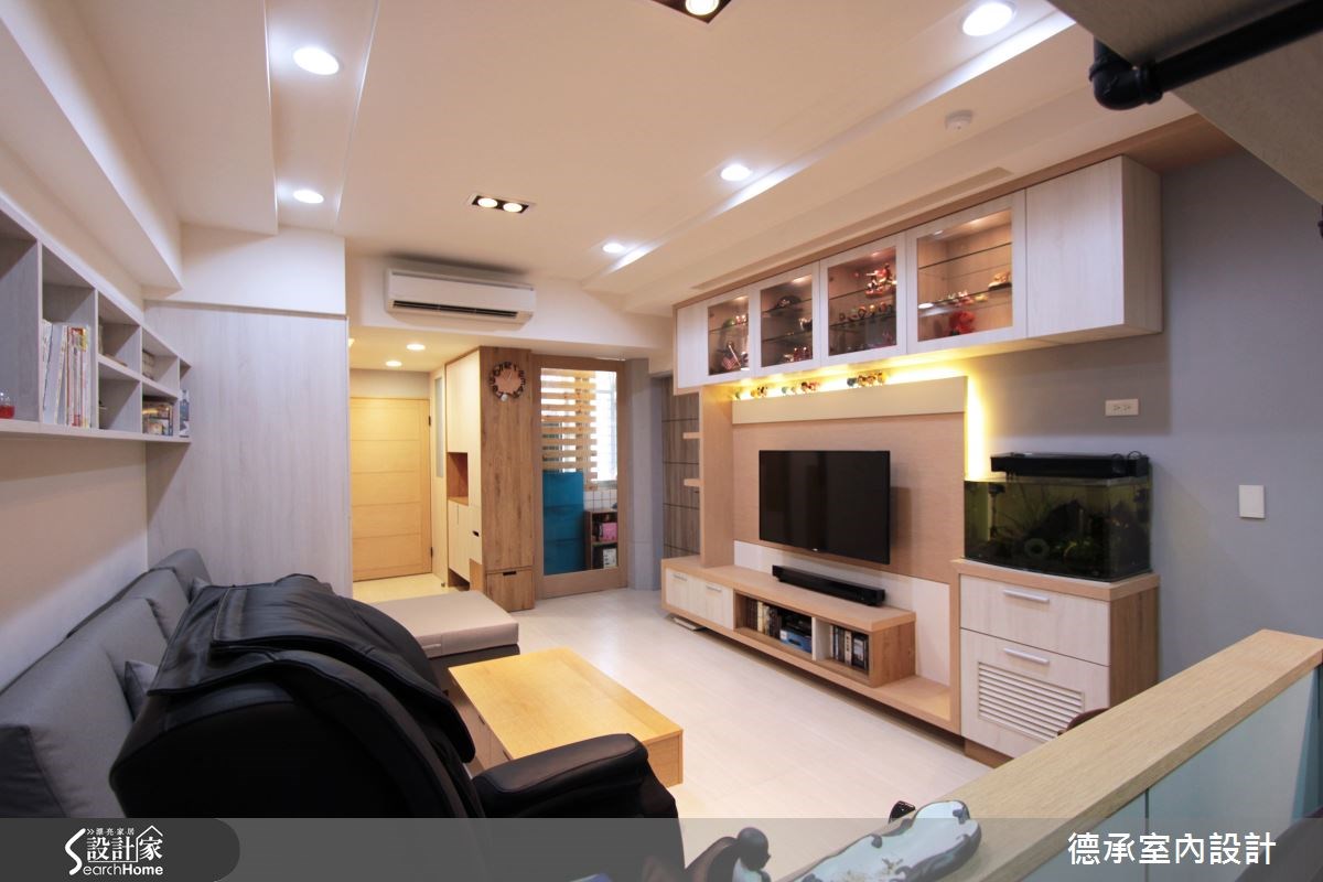25坪老屋(16~30年)＿北歐風客廳案例圖片＿德承室內設計有限公司＿德承_01之10