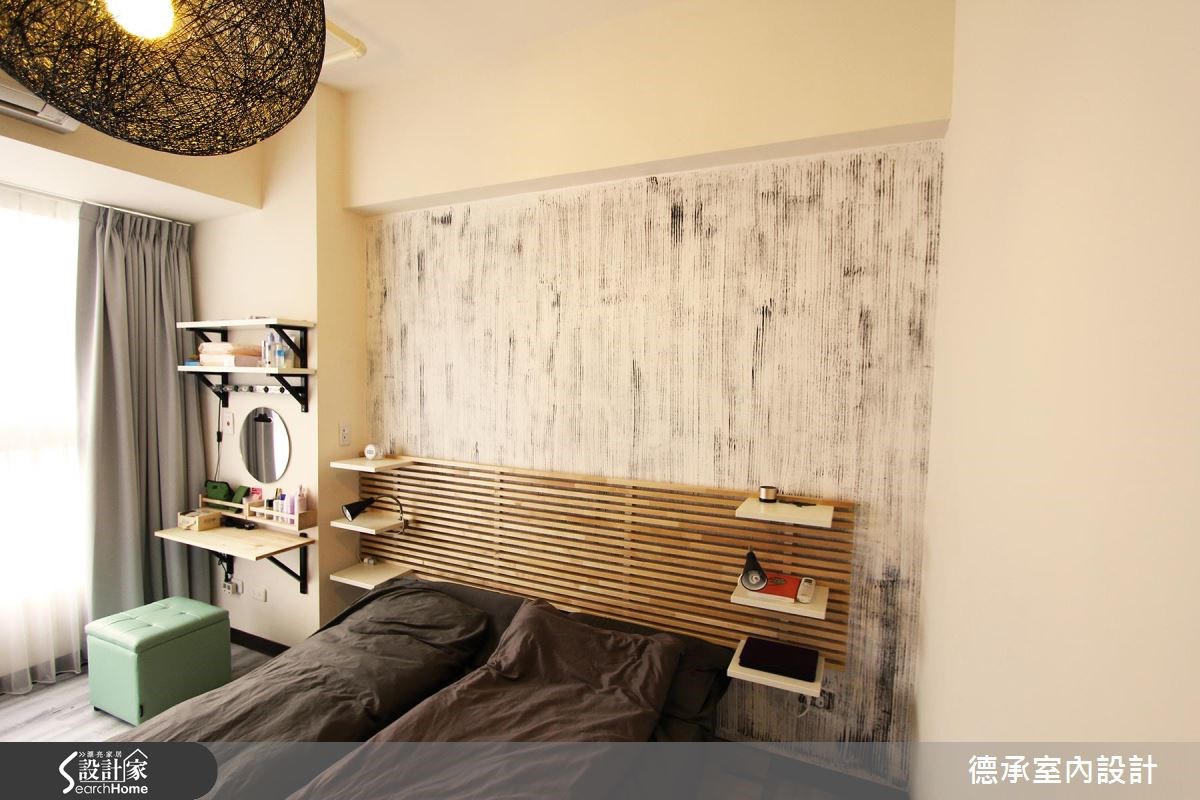 20坪新成屋(5年以下)＿工業風臥室案例圖片＿德承室內設計有限公司＿德承_02之14