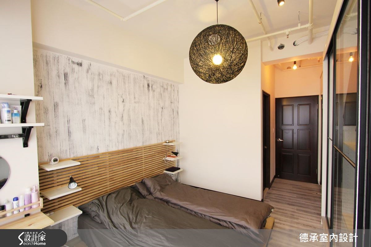 20坪新成屋(5年以下)＿工業風臥室案例圖片＿德承室內設計有限公司＿德承_02之16