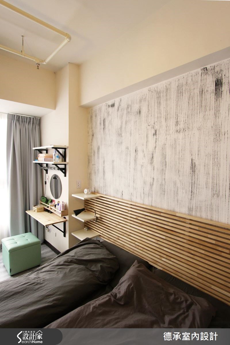 20坪新成屋(5年以下)＿工業風臥室案例圖片＿德承室內設計有限公司＿德承_02之15