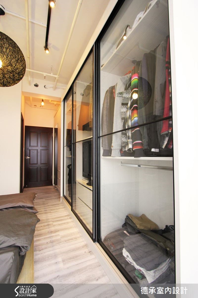 20坪新成屋(5年以下)＿工業風臥室案例圖片＿德承室內設計有限公司＿德承_02之17