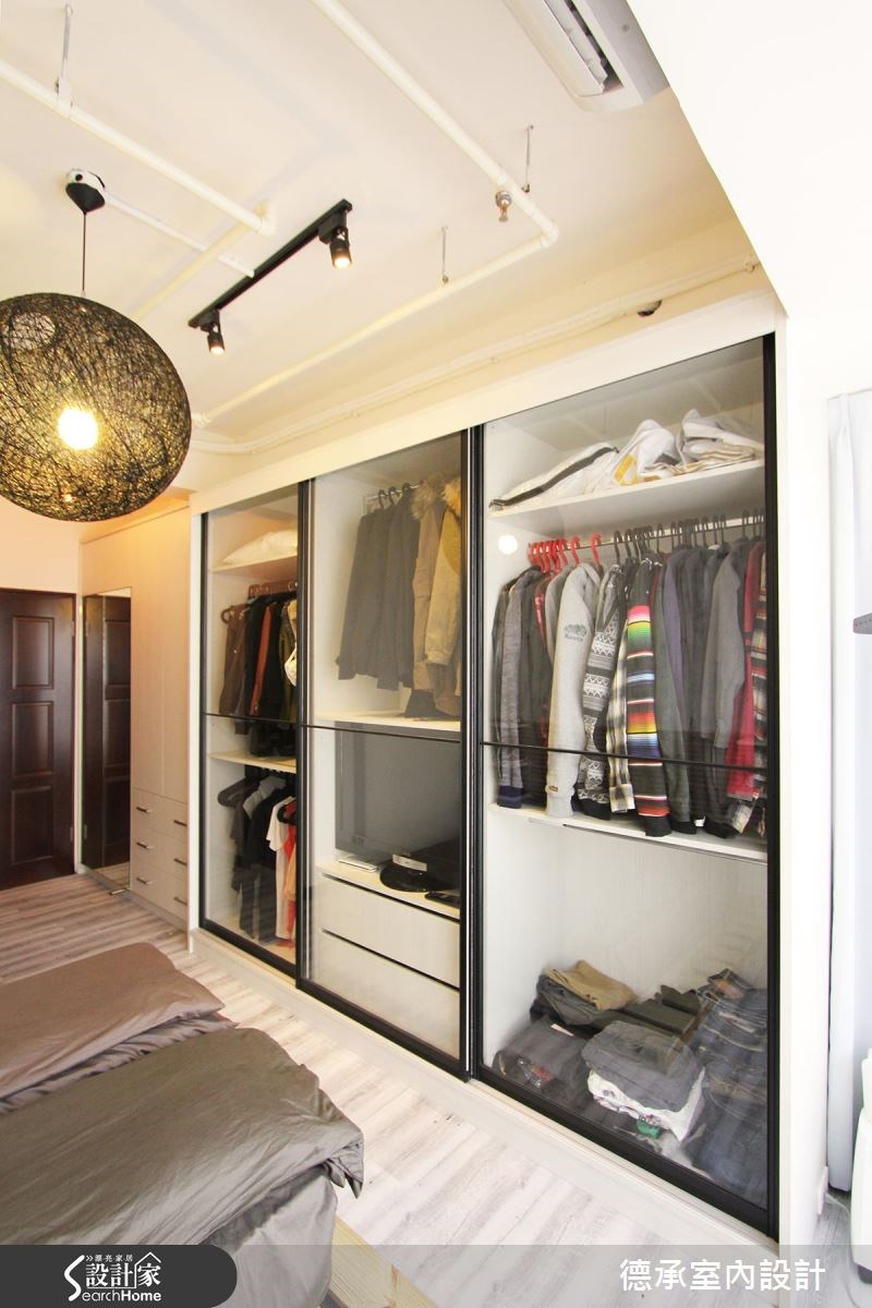 20坪新成屋(5年以下)＿工業風臥室案例圖片＿德承室內設計有限公司＿德承_02之18