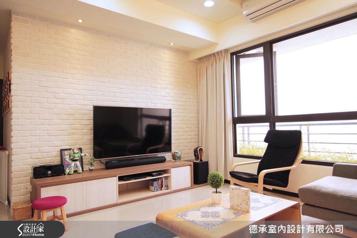 20坪新成屋(5年以下)＿北歐風客廳案例圖片＿德承室內設計有限公司＿德承_03之6