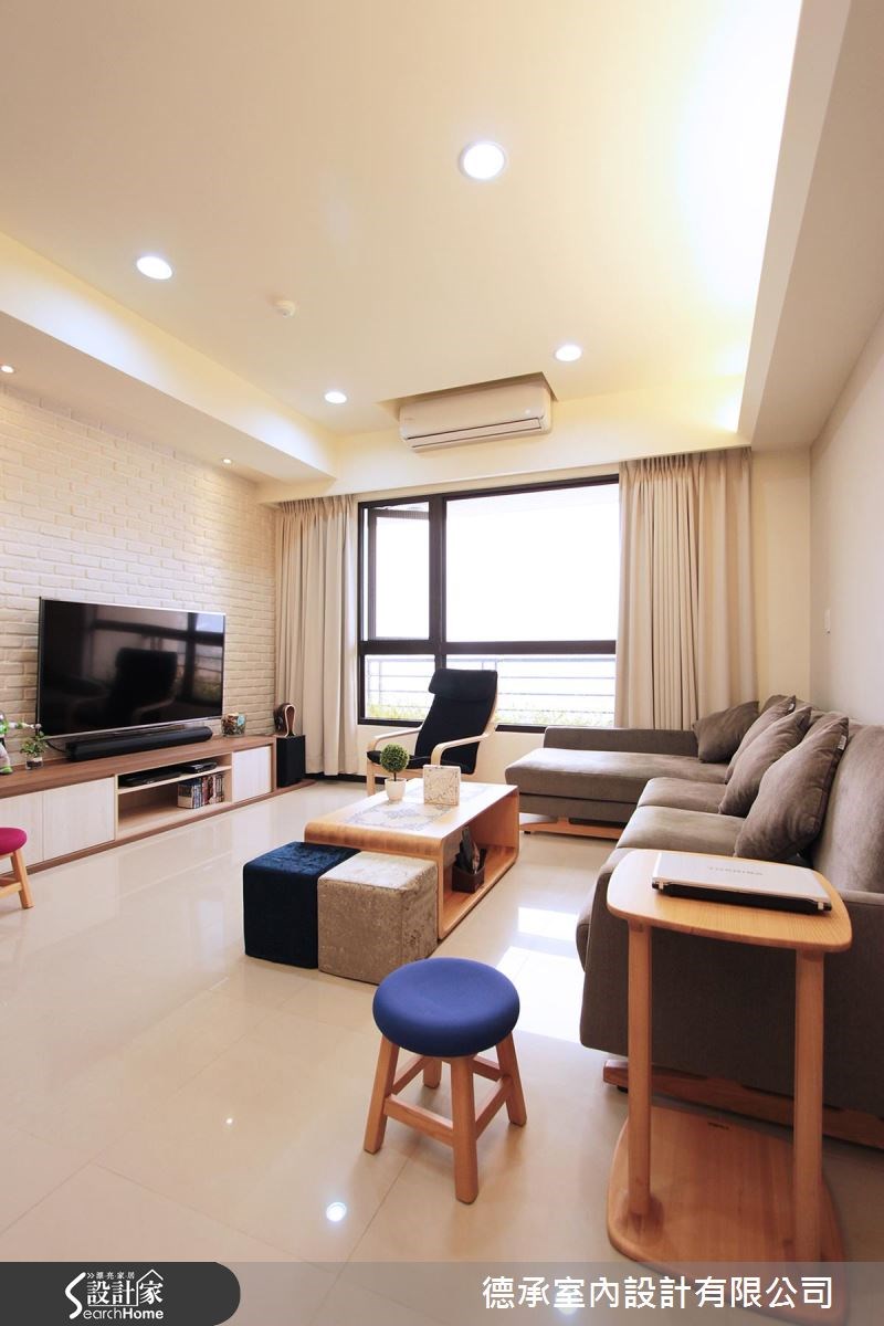 20坪新成屋(5年以下)＿北歐風客廳案例圖片＿德承室內設計有限公司＿德承_03之7