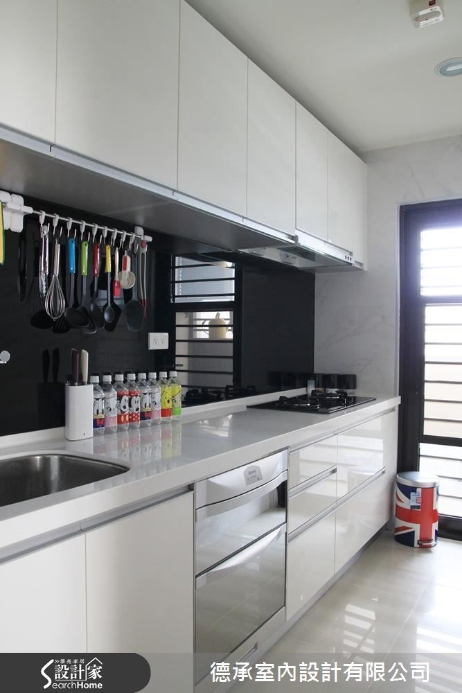 20坪新成屋(5年以下)＿北歐風廚房案例圖片＿德承室內設計有限公司＿德承_03之14