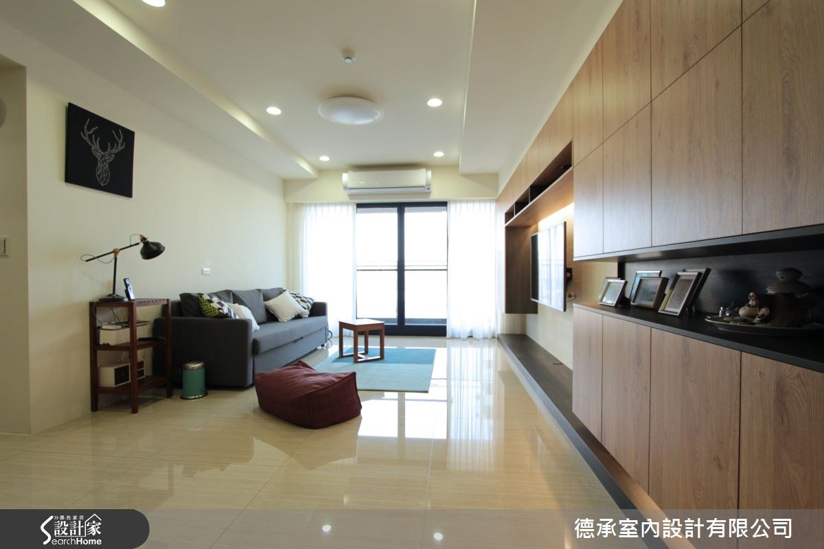 34坪新成屋(5年以下)＿北歐風客廳案例圖片＿德承室內設計有限公司＿德承_06之6