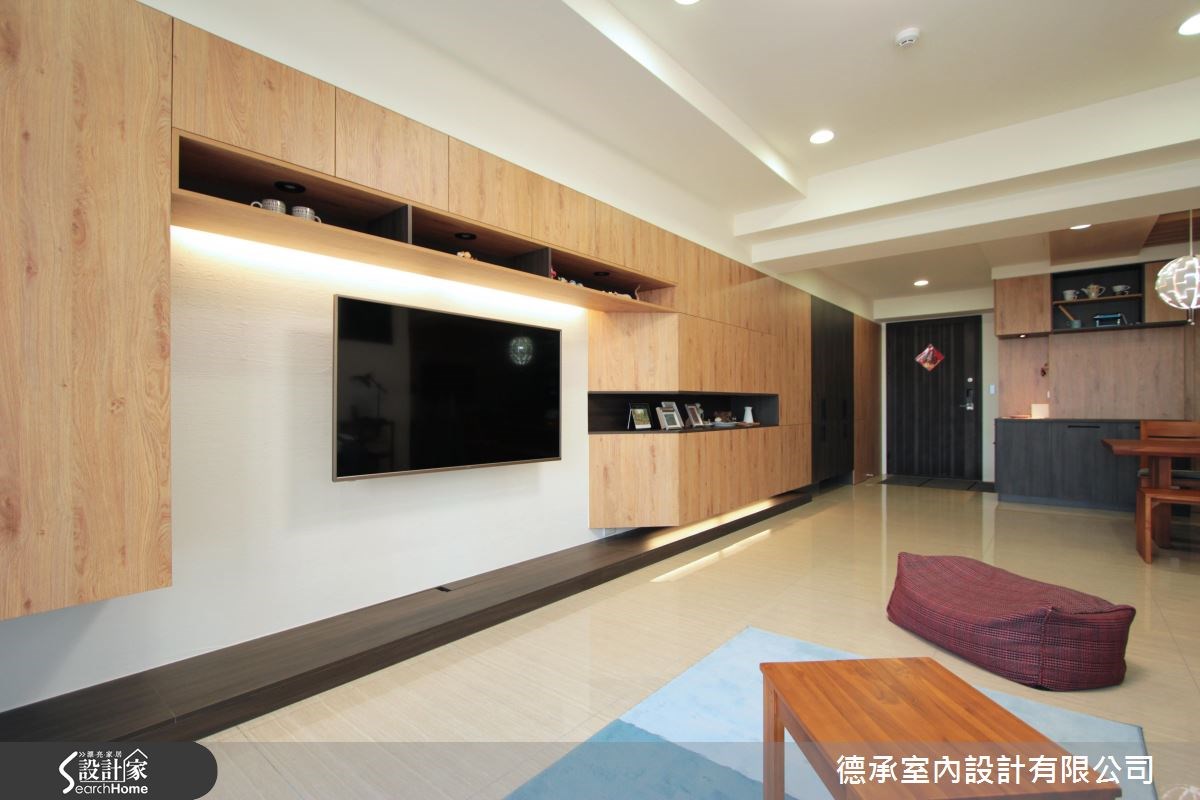 34坪新成屋(5年以下)＿北歐風客廳案例圖片＿德承室內設計有限公司＿德承_06之10