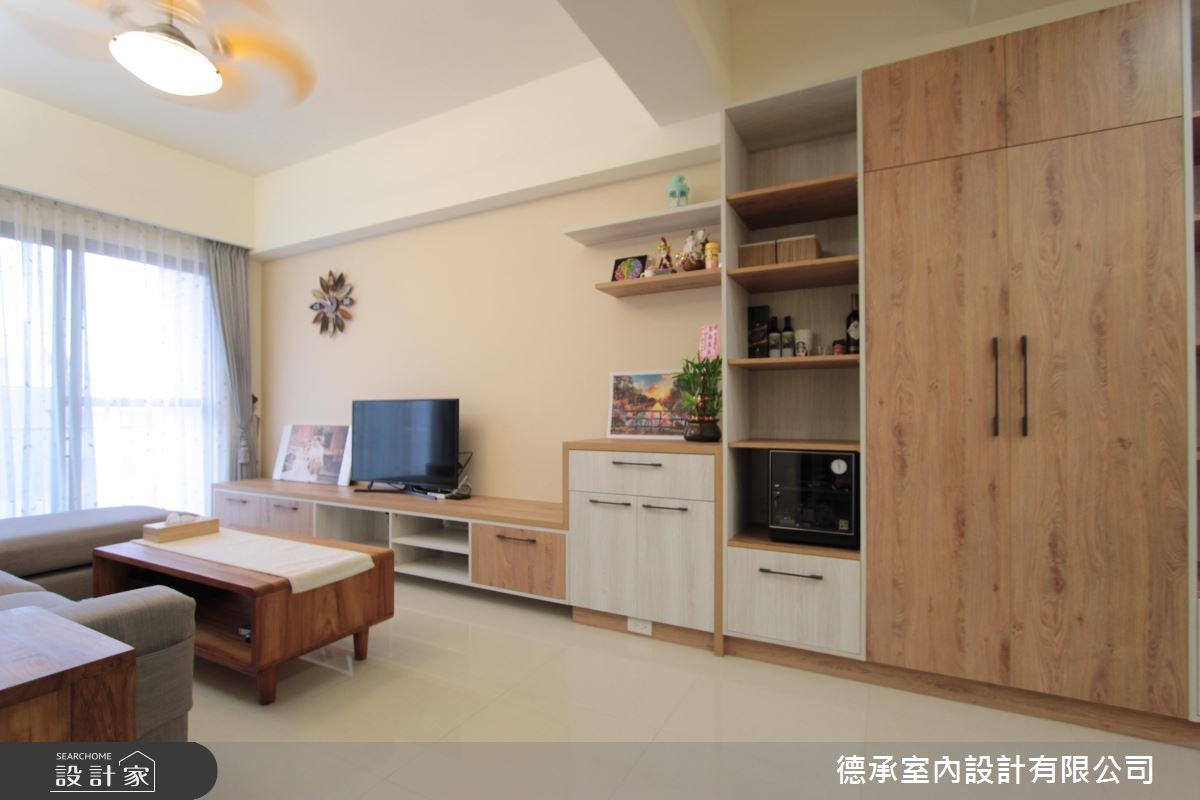 26坪新成屋(5年以下)＿北歐風客廳案例圖片＿德承室內設計有限公司＿德承_07之12