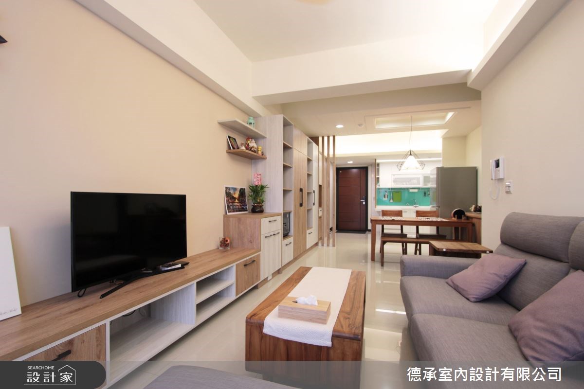 26坪新成屋(5年以下)＿北歐風客廳案例圖片＿德承室內設計有限公司＿德承_07之15