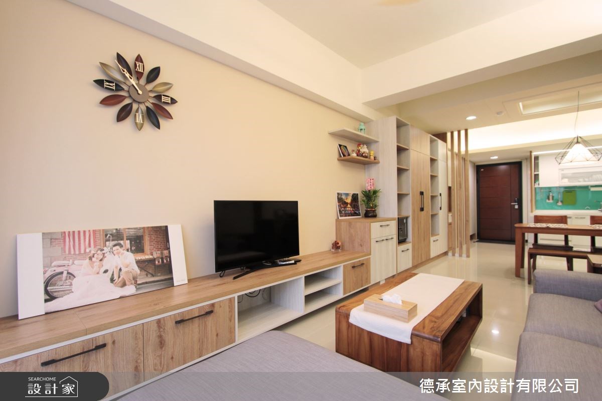 26坪新成屋(5年以下)＿北歐風客廳案例圖片＿德承室內設計有限公司＿德承_07之16