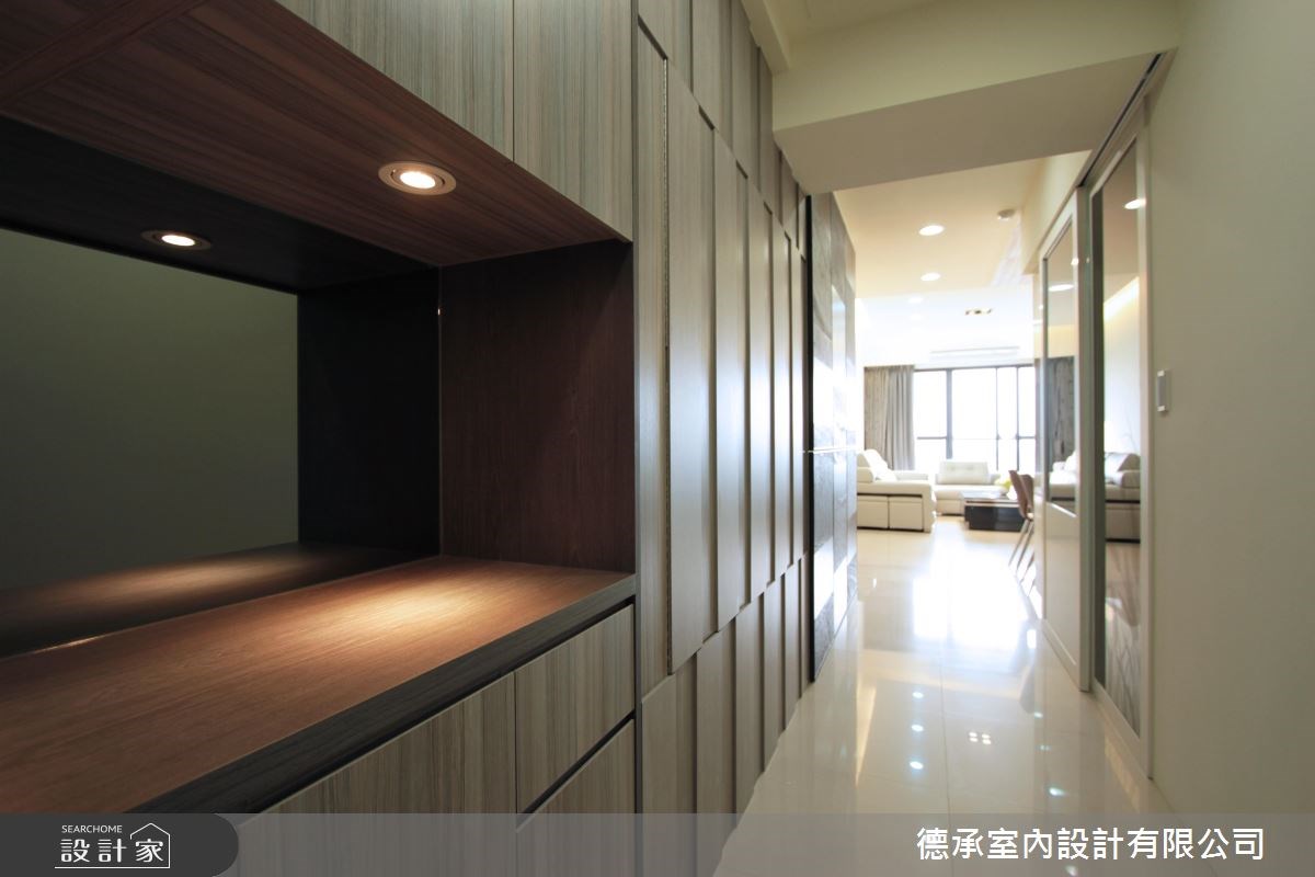 30坪新成屋(5年以下)＿現代風玄關案例圖片＿德承室內設計有限公司＿德承_08之1