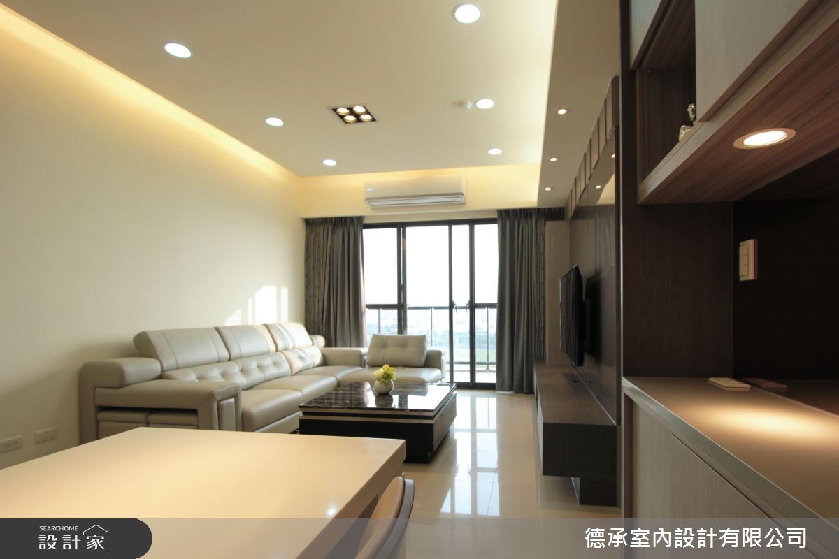 30坪新成屋(5年以下)＿現代風客廳案例圖片＿德承室內設計有限公司＿德承_08之12