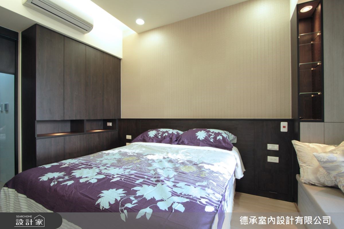 30坪新成屋(5年以下)＿現代風臥室臥榻案例圖片＿德承室內設計有限公司＿德承_08之17