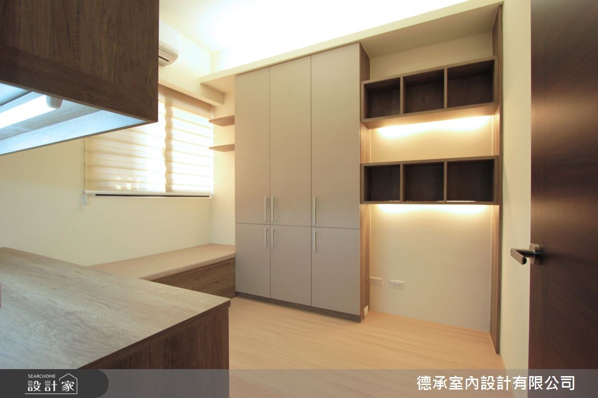 30坪新成屋(5年以下)＿現代風臥室案例圖片＿德承室內設計有限公司＿德承_08之22