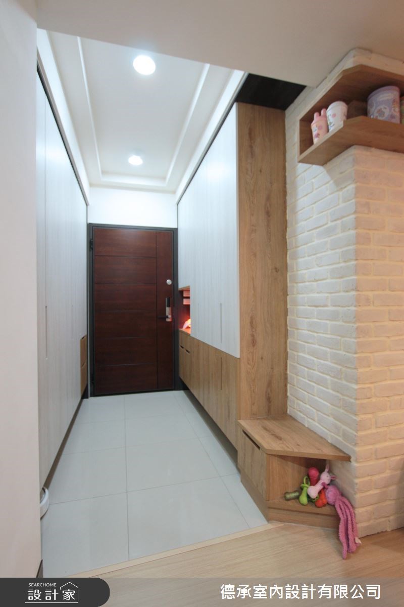 20坪新成屋(5年以下)＿北歐風玄關案例圖片＿德承室內設計有限公司＿德承_09之4