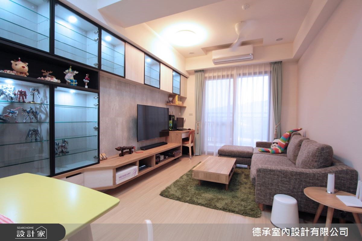 20坪新成屋(5年以下)＿北歐風客廳案例圖片＿德承室內設計有限公司＿德承_09之10