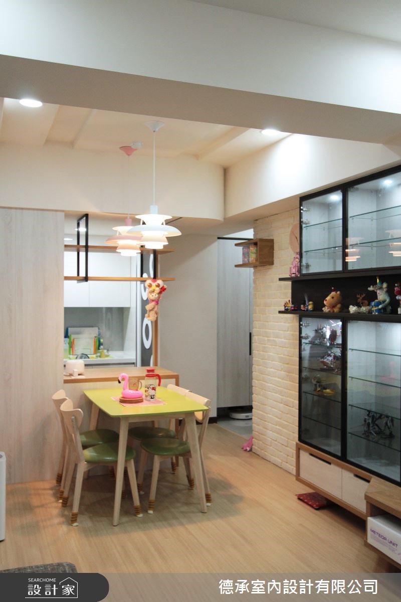 20坪新成屋(5年以下)＿北歐風餐廳案例圖片＿德承室內設計有限公司＿德承_09之13