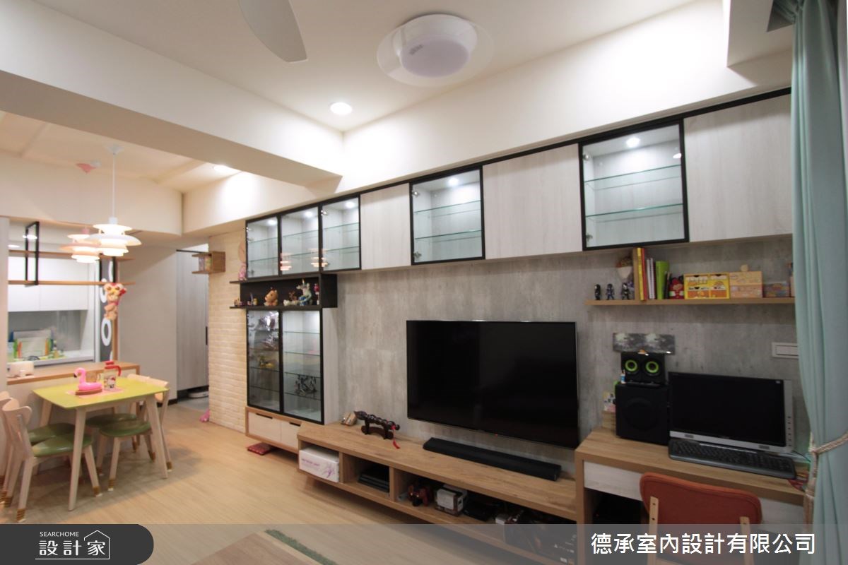 20坪新成屋(5年以下)＿北歐風客廳案例圖片＿德承室內設計有限公司＿德承_09之16