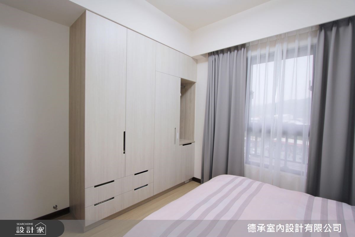 20坪新成屋(5年以下)＿北歐風臥室案例圖片＿德承室內設計有限公司＿德承_09之21