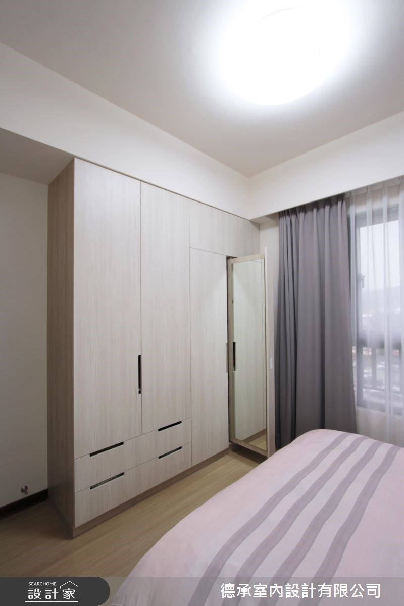 20坪新成屋(5年以下)＿北歐風臥室案例圖片＿德承室內設計有限公司＿德承_09之22