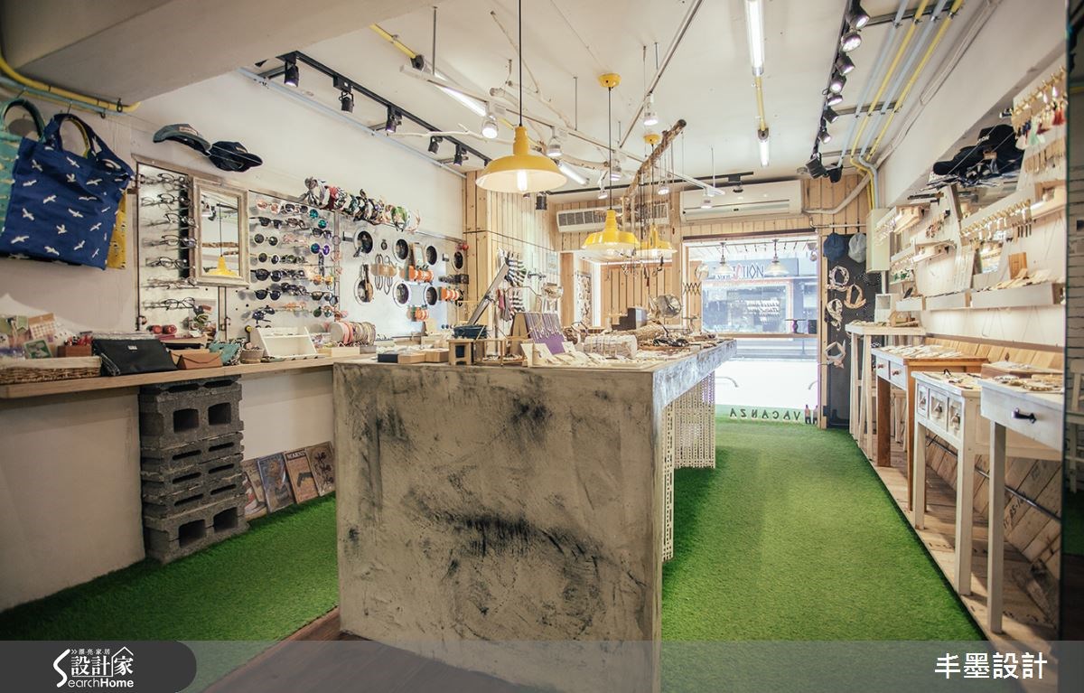 12坪老屋(16~30年)＿休閒風商業空間案例圖片＿丰墨設計＿丰墨_02Vacanza Accessory 敦南店之12