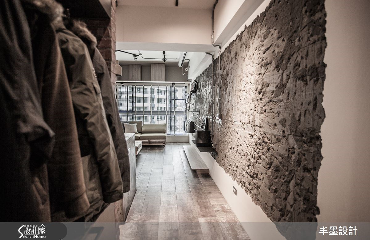 23坪新成屋(5年以下)＿工業風走廊案例圖片＿丰墨設計＿丰墨_04竹東 PC House之1