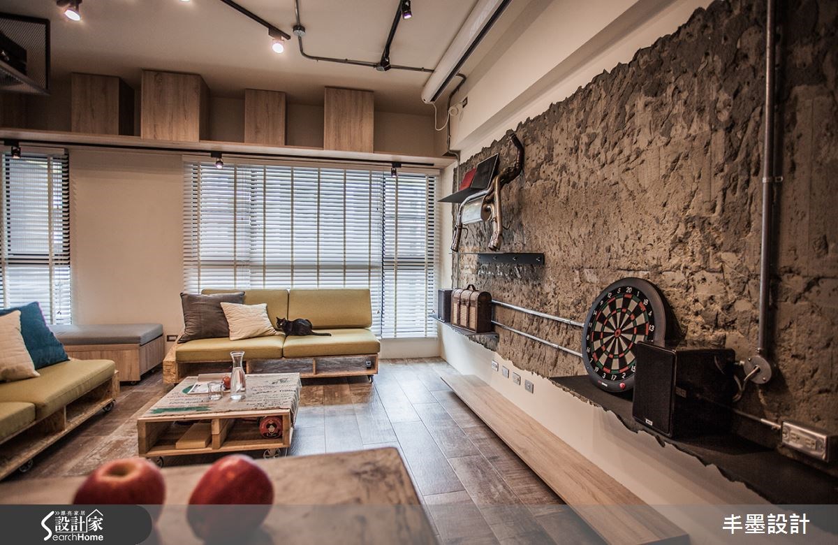 23坪新成屋(5年以下)＿工業風客廳案例圖片＿丰墨設計＿丰墨_04竹東 PC House之4