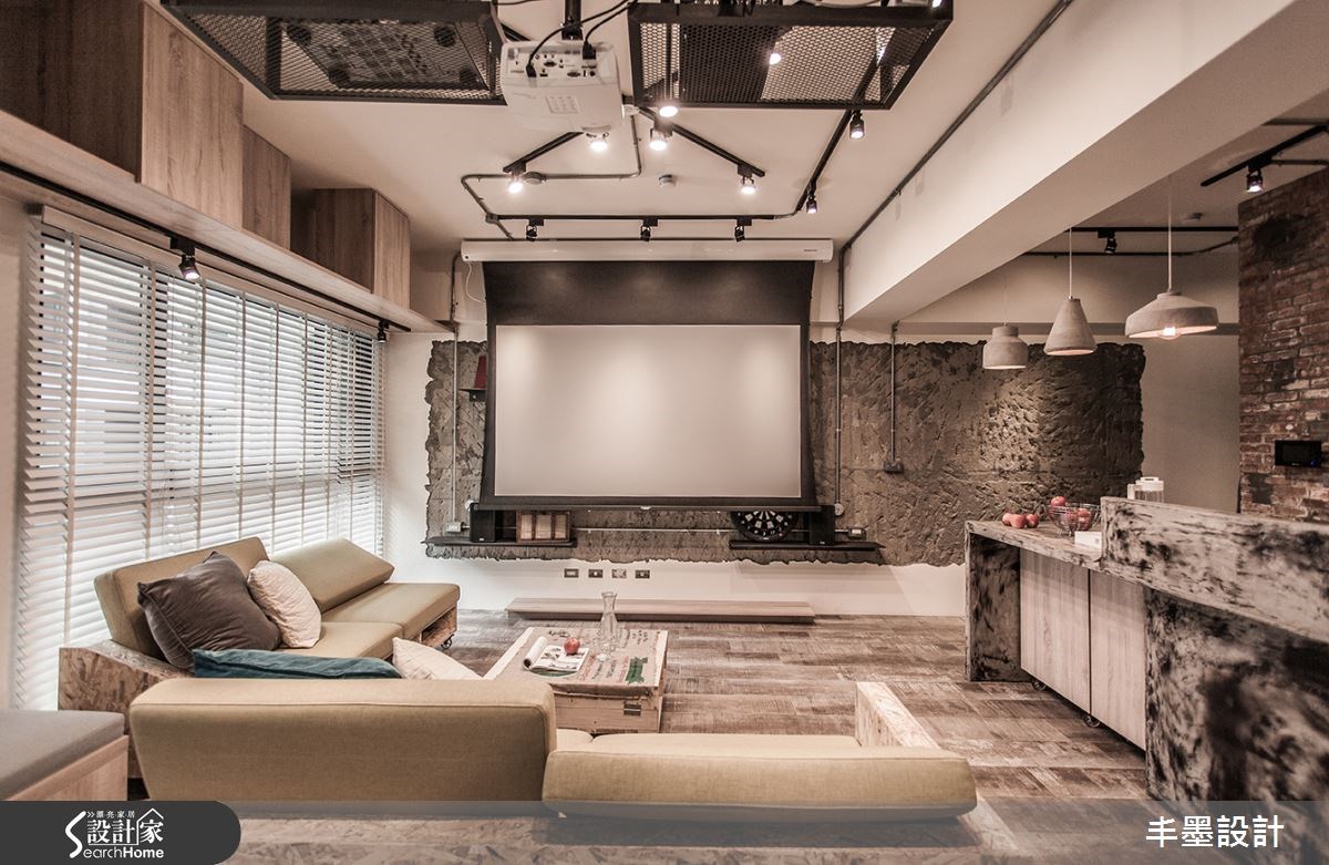 23坪新成屋(5年以下)＿工業風客廳吧檯案例圖片＿丰墨設計＿丰墨_04竹東 PC House之15