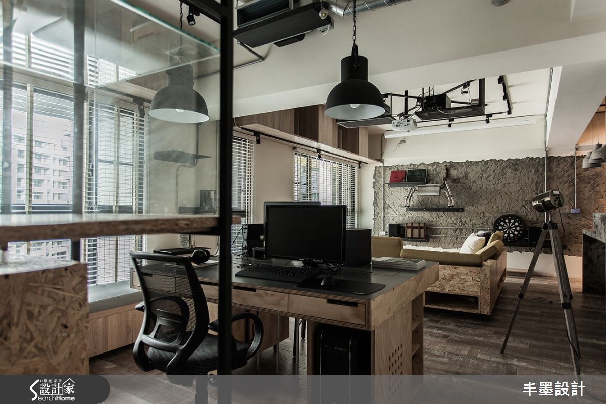 23坪新成屋(5年以下)＿工業風書房案例圖片＿丰墨設計＿丰墨_04竹東 PC House之26