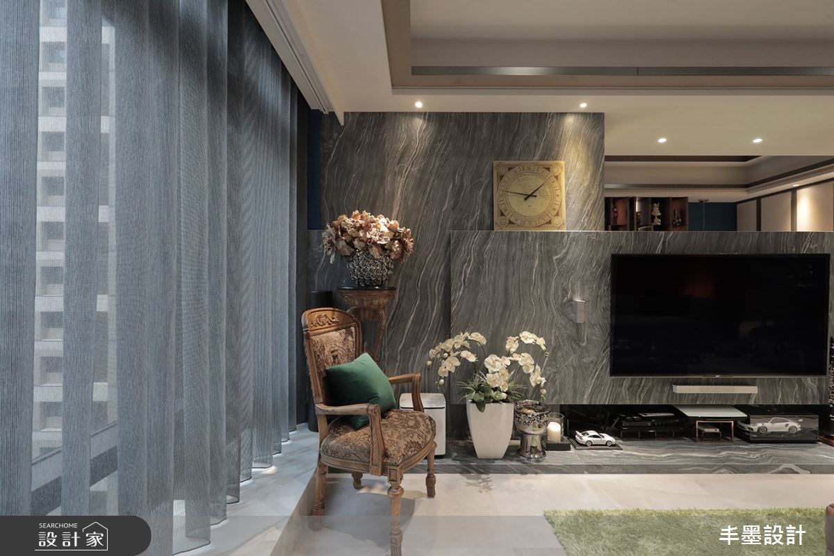48坪中古屋(5~15年)＿奢華風客廳案例圖片＿丰墨設計＿丰墨_12C House之6