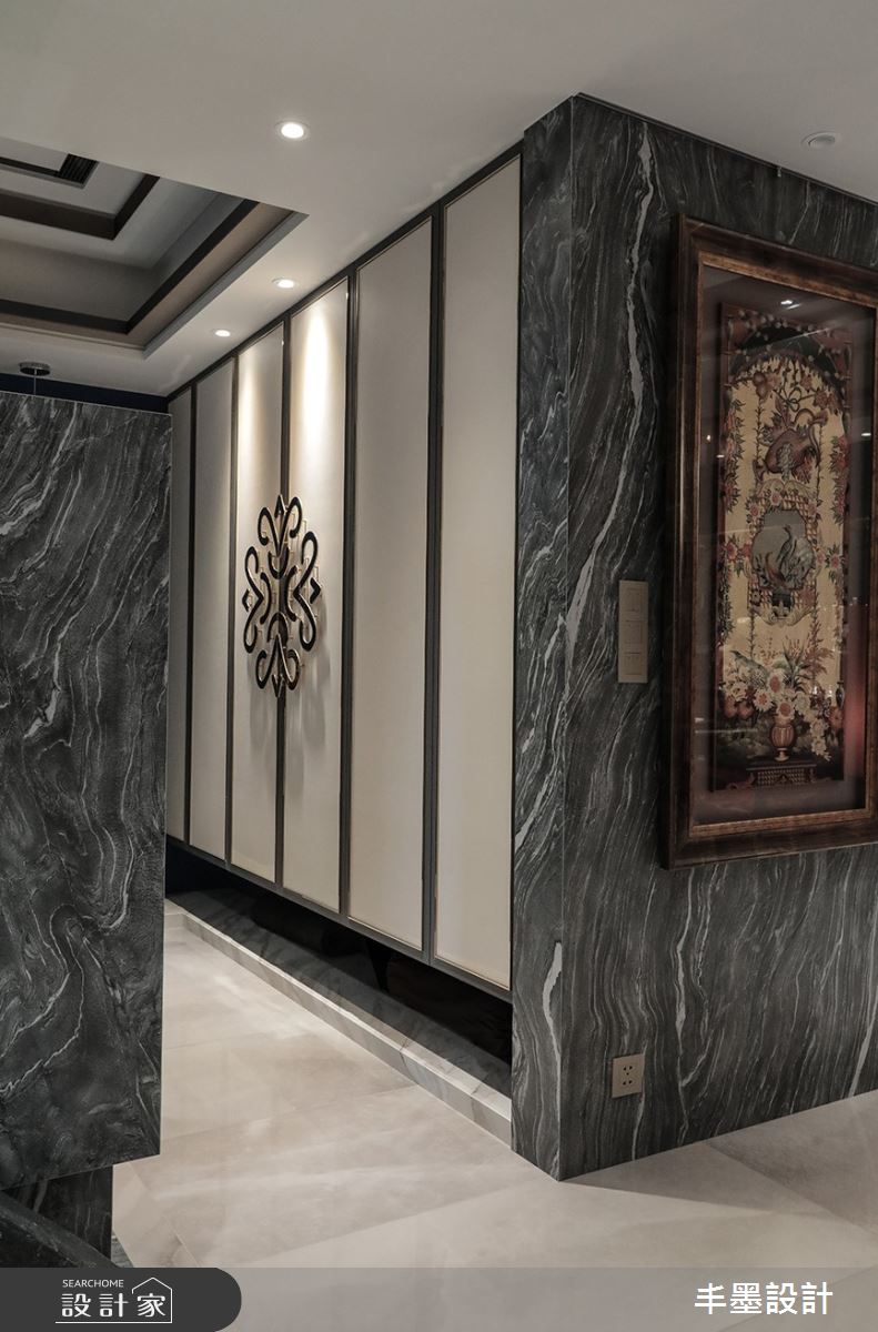 48坪中古屋(5~15年)＿奢華風走廊案例圖片＿丰墨設計＿丰墨_12C House之8