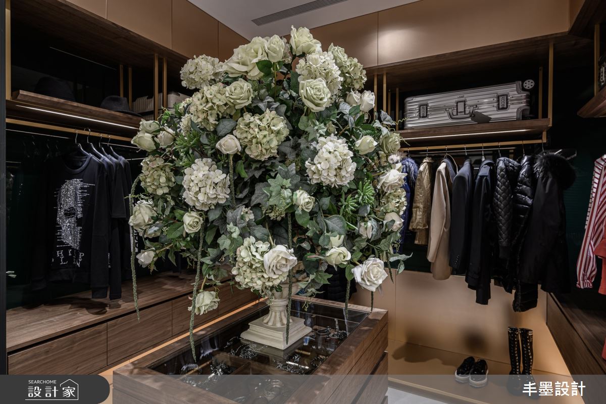 48坪中古屋(5~15年)＿奢華風更衣間案例圖片＿丰墨設計＿丰墨_12C House之29