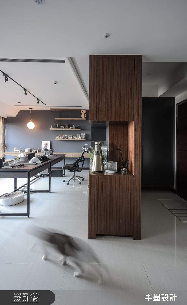 35坪新成屋(5年以下)＿現代風書房案例圖片＿丰墨設計＿丰墨_13HAS House 躲貓貓之家之3