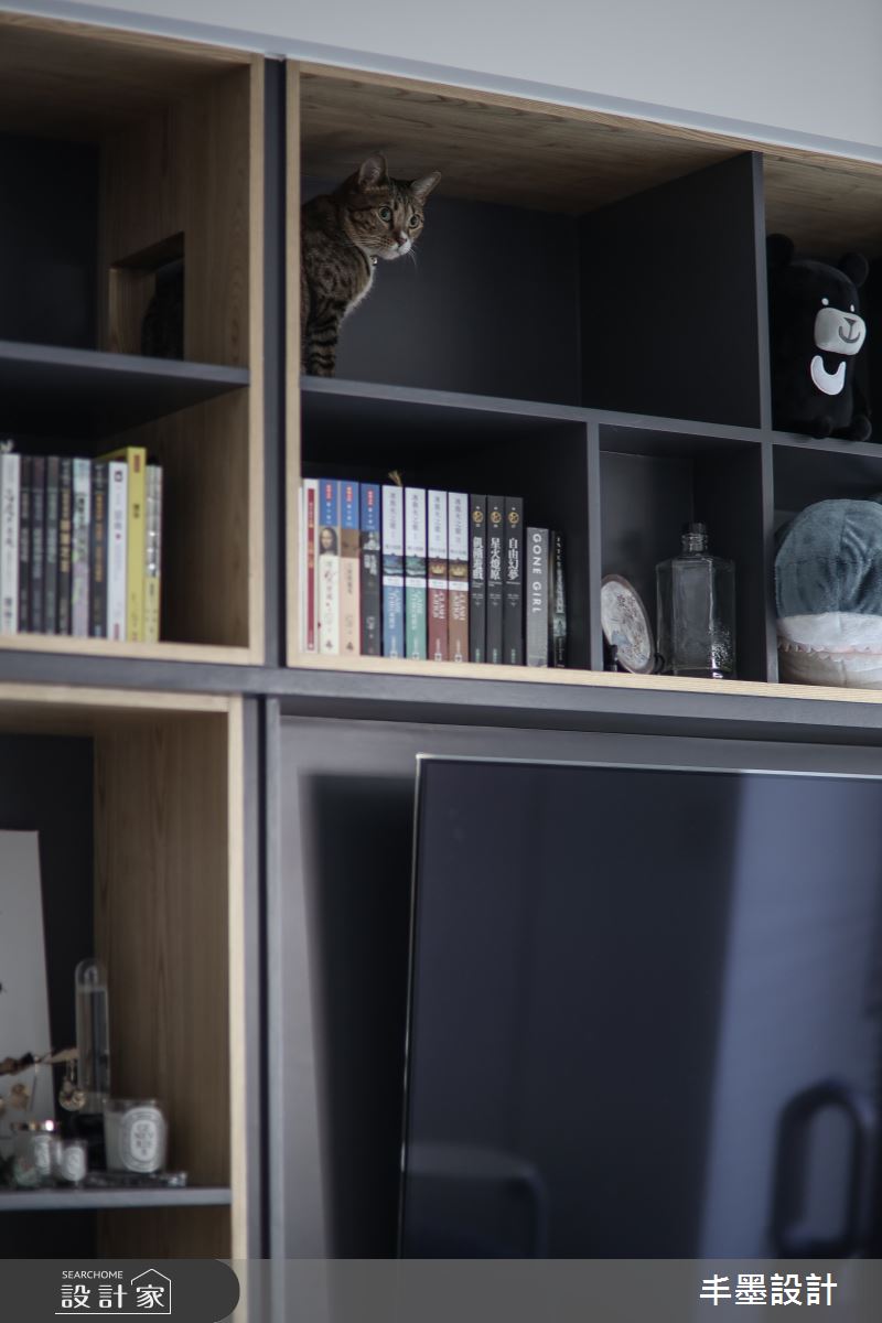 35坪新成屋(5年以下)＿現代風客廳案例圖片＿丰墨設計＿丰墨_13HAS House 躲貓貓之家之8