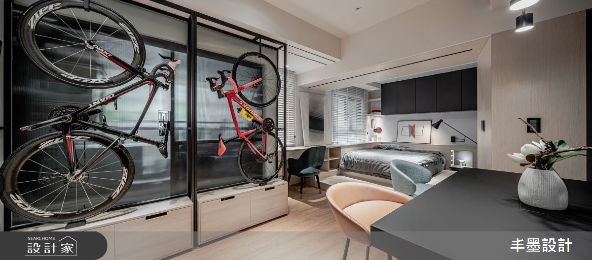 8坪新成屋(5年以下)＿現代風餐廳臥室案例圖片＿丰墨設計＿丰墨_21FB House之8