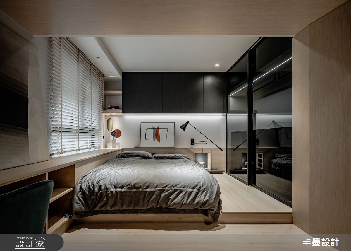 8坪新成屋(5年以下)＿現代風臥室案例圖片＿丰墨設計＿丰墨_21FB House之12