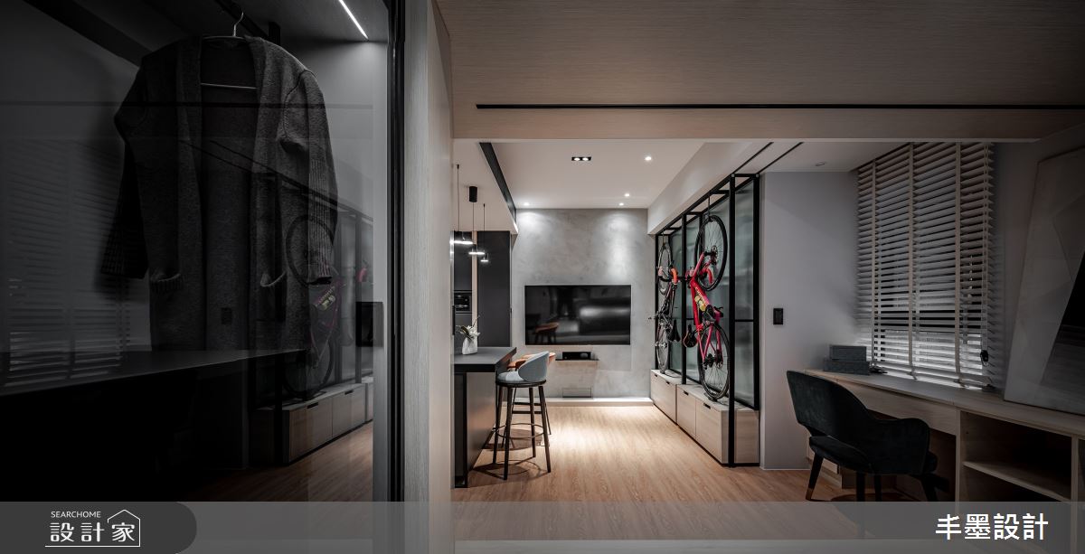 8坪新成屋(5年以下)＿現代風走廊案例圖片＿丰墨設計＿丰墨_21FB House之14