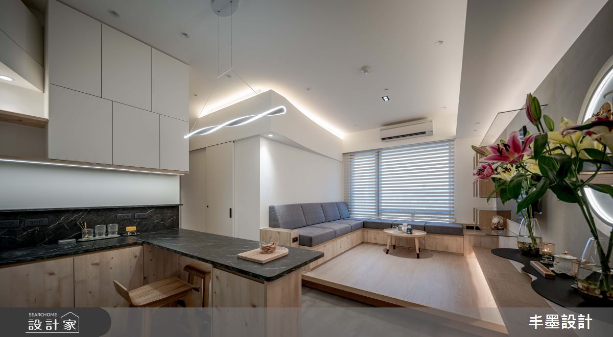 新成屋(5年以下)＿日式無印風客廳案例圖片＿丰墨設計＿丰墨_22J House之4