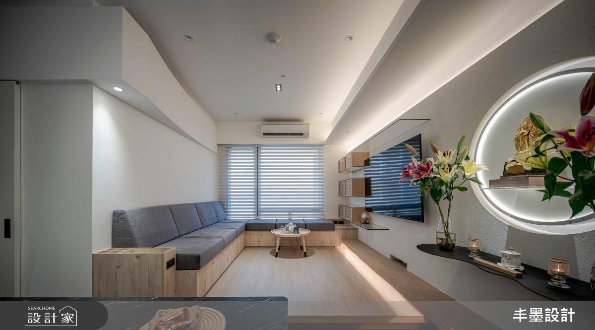 新成屋(5年以下)＿日式無印風客廳案例圖片＿丰墨設計＿丰墨_22J House之5