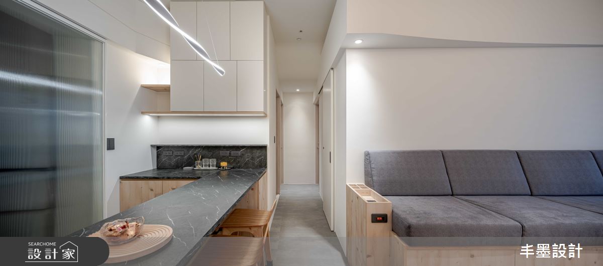 新成屋(5年以下)＿日式無印風客廳案例圖片＿丰墨設計＿丰墨_22J House之12