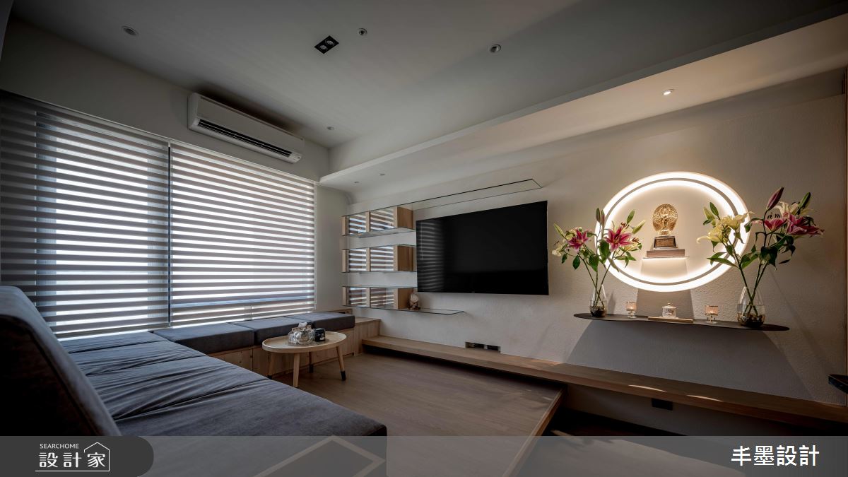 新成屋(5年以下)＿日式無印風客廳案例圖片＿丰墨設計＿丰墨_22J House之9